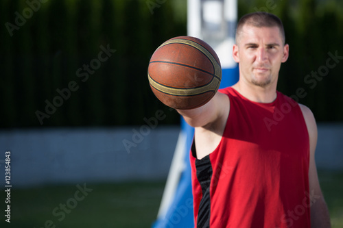 Portrait of young man street basket player © FS-Stock