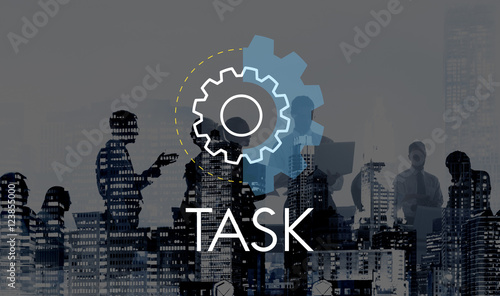 Task Business Action Analysis Development Concept photo