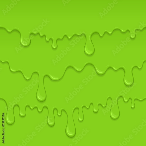Background of dribble green slime.