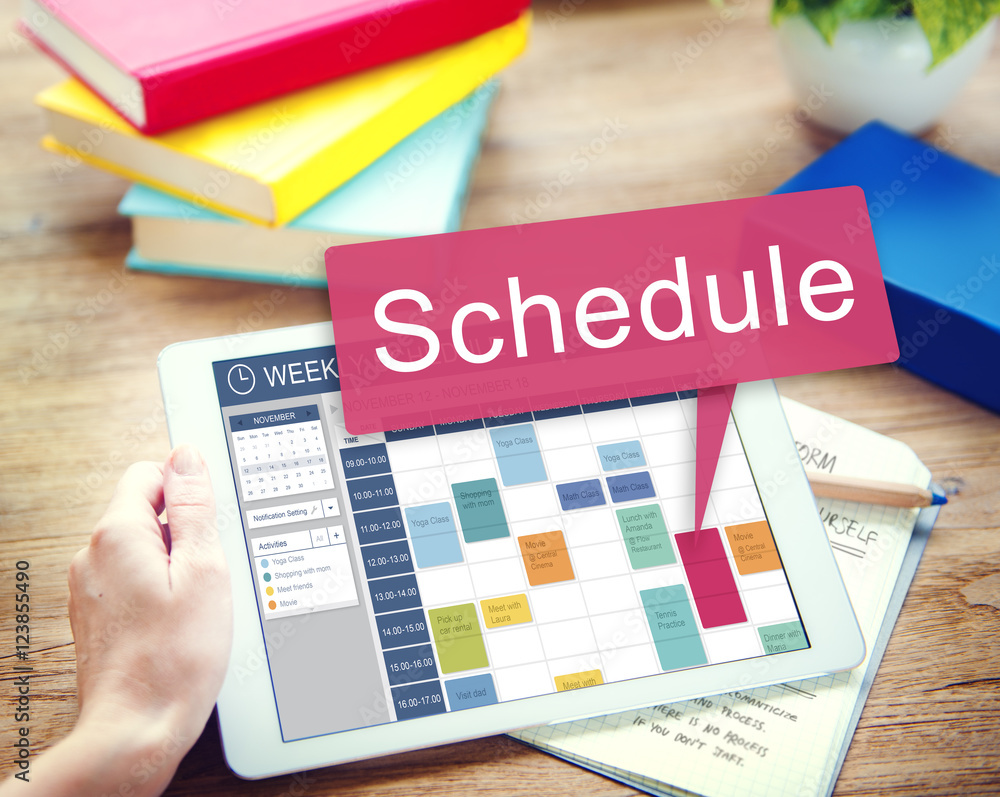 Schedule Organization Planning List To Do Concept Schedule Organization Planning List To Do Concept