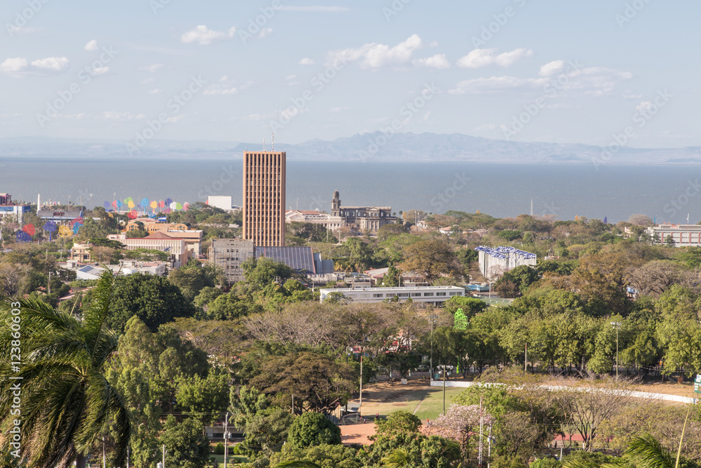 Managua view from Tiscapa, Nicaragua
