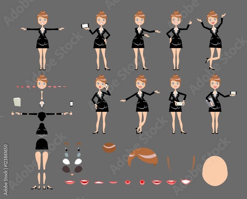 Buisness Woman Character