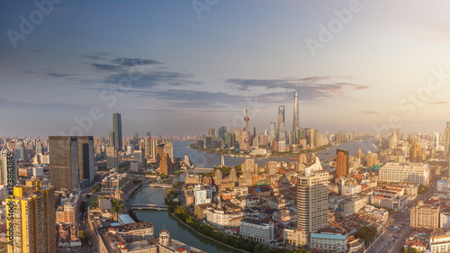 Shanghai urban architecture  skyline