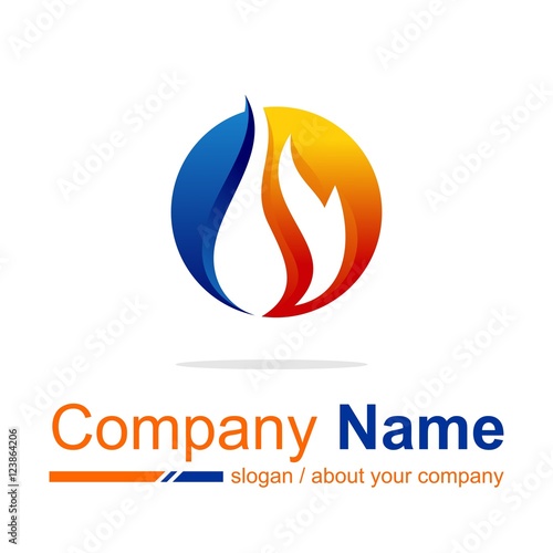 fire vector logo