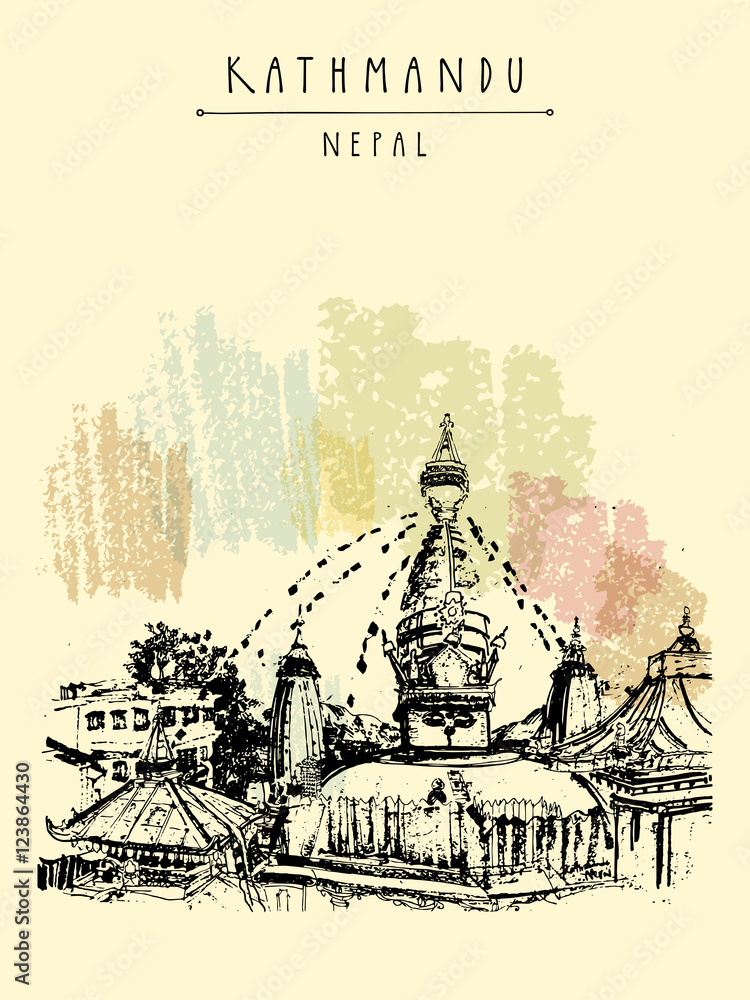 Pashupatinath temple area