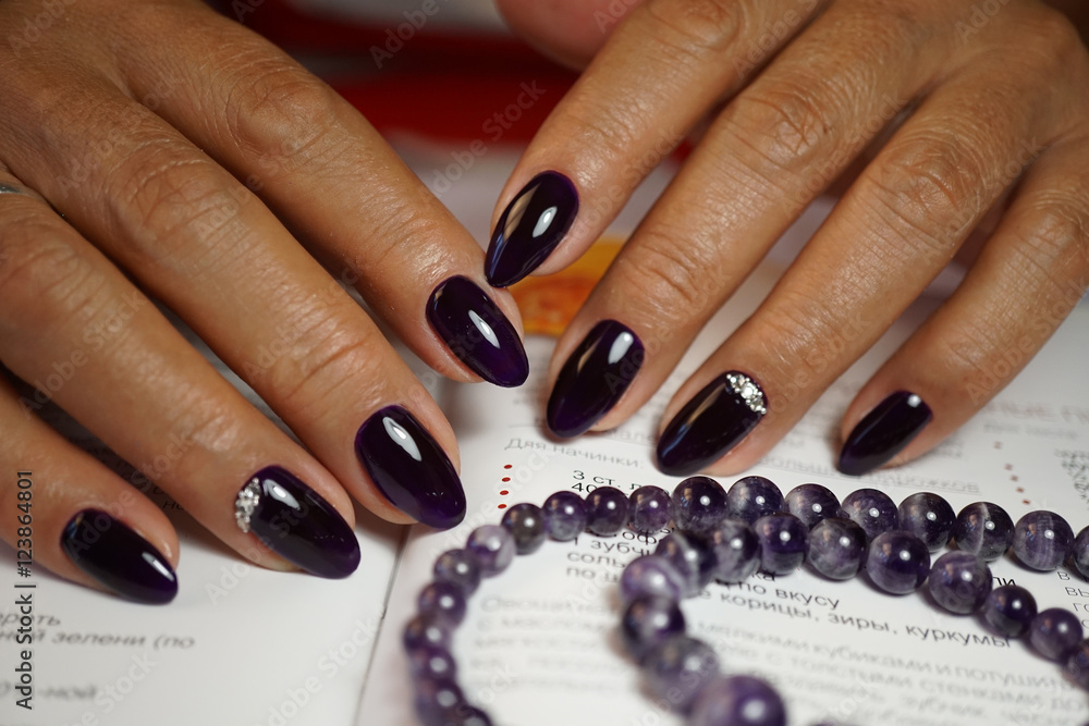 Awesome nails and beautiful clean manicure. Nails are natural. Manicure is made using nails drill machine. Awesome nails and beautiful clean manicure. Nails are natural. Manicure is made using nails drill machine.