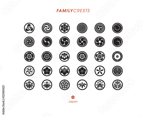 Japanese Family Crests Collection.01