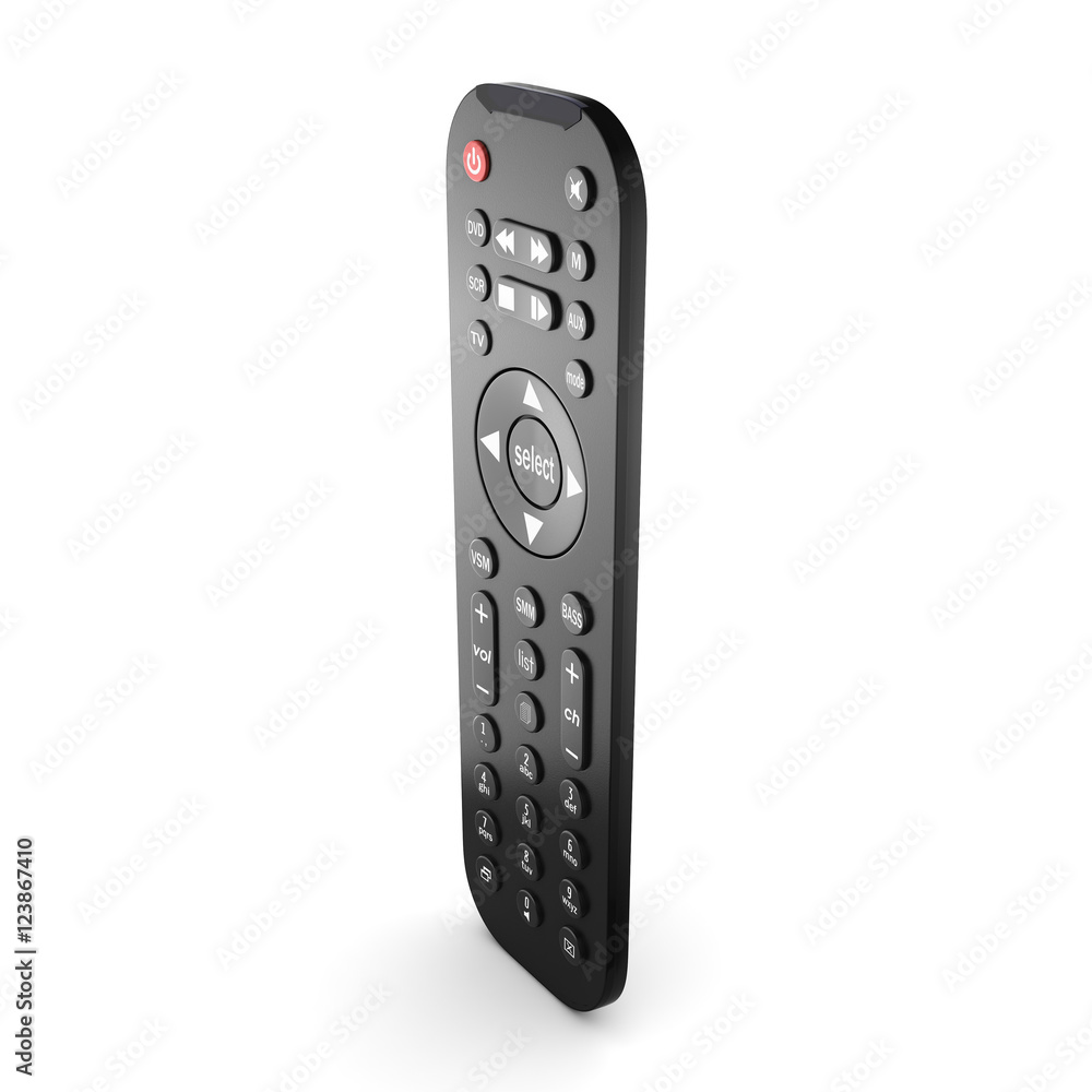 3D rendering TV Remote 3D rendering TV Remote
