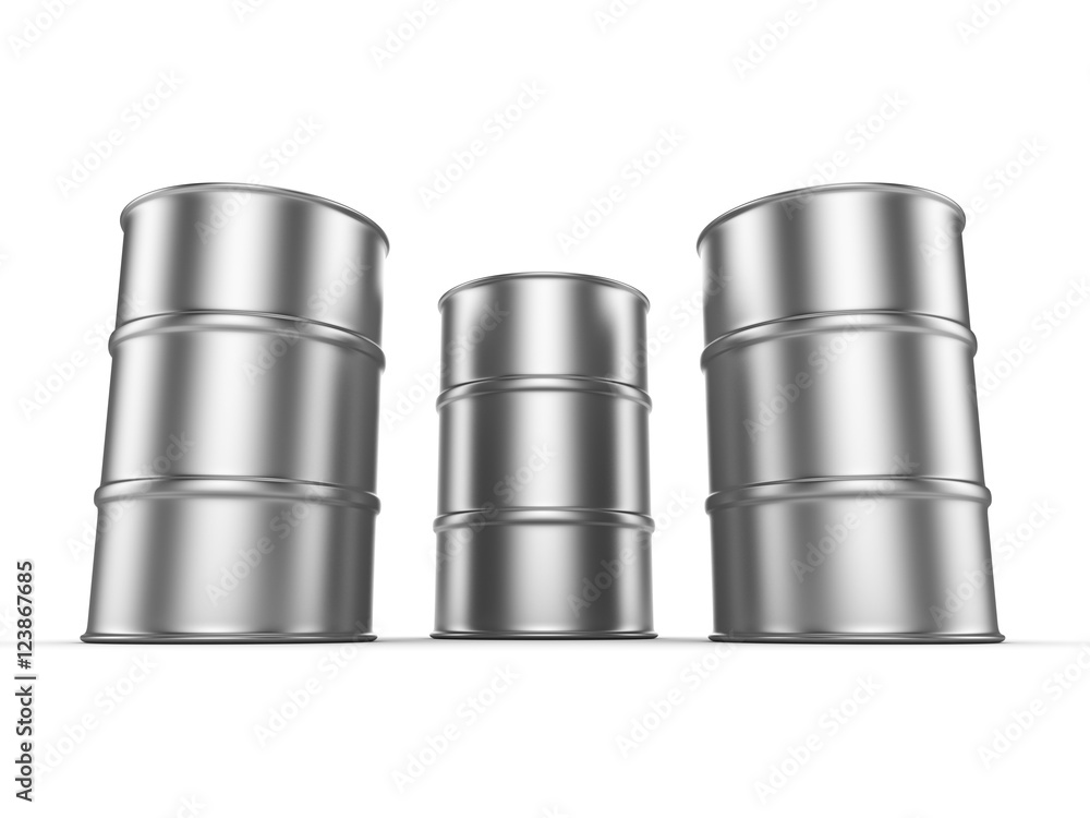 3D rendering aluminum barrel 3D rendering aluminum barrel