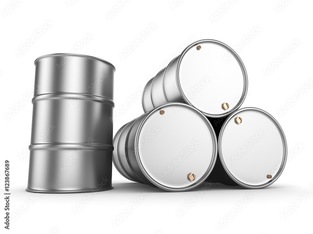 3D rendering aluminum barrel 3D rendering aluminum barrel