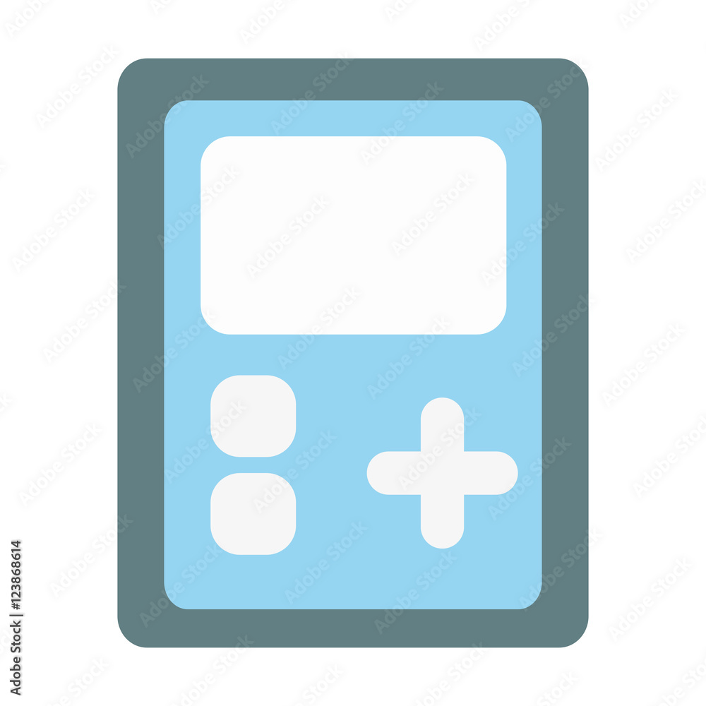 portable video game device over white background. vector illustration portable video game device over white background. vector illustration