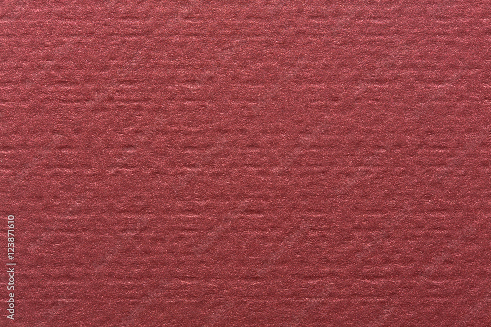 Fototapeta premium Handmade red paper texture with fiber.