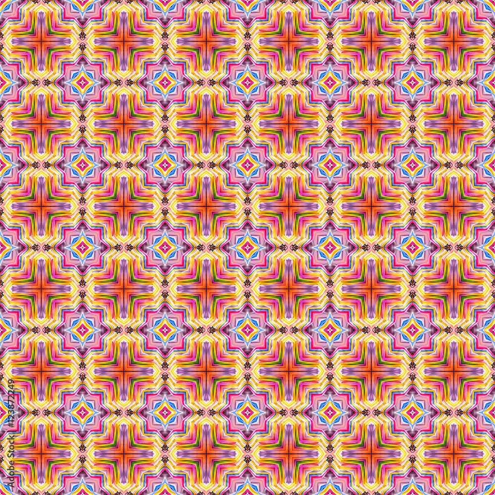Fototapeta premium Abstract kaleidoscope or endless pattern.