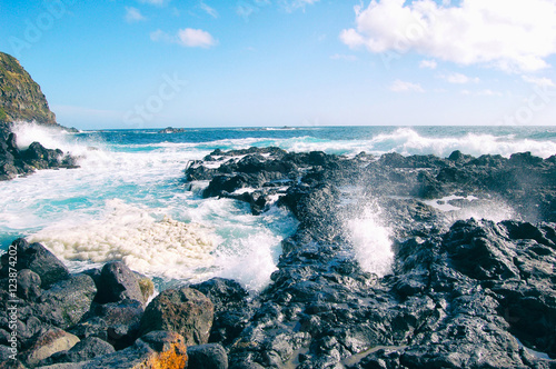 Hot ocean pool