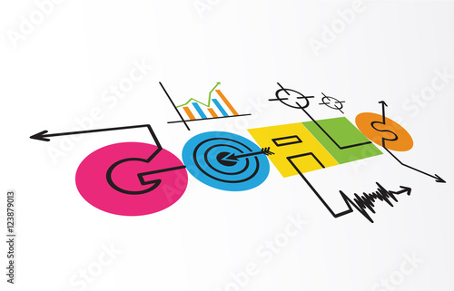 GOALS Vector Concept Line Icons