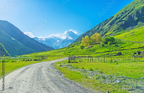 The farm lands in Sno valley photo