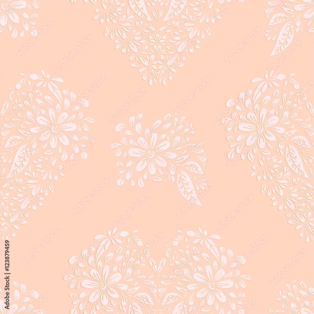 Abstract seamless light floral background Abstract seamless light floral background