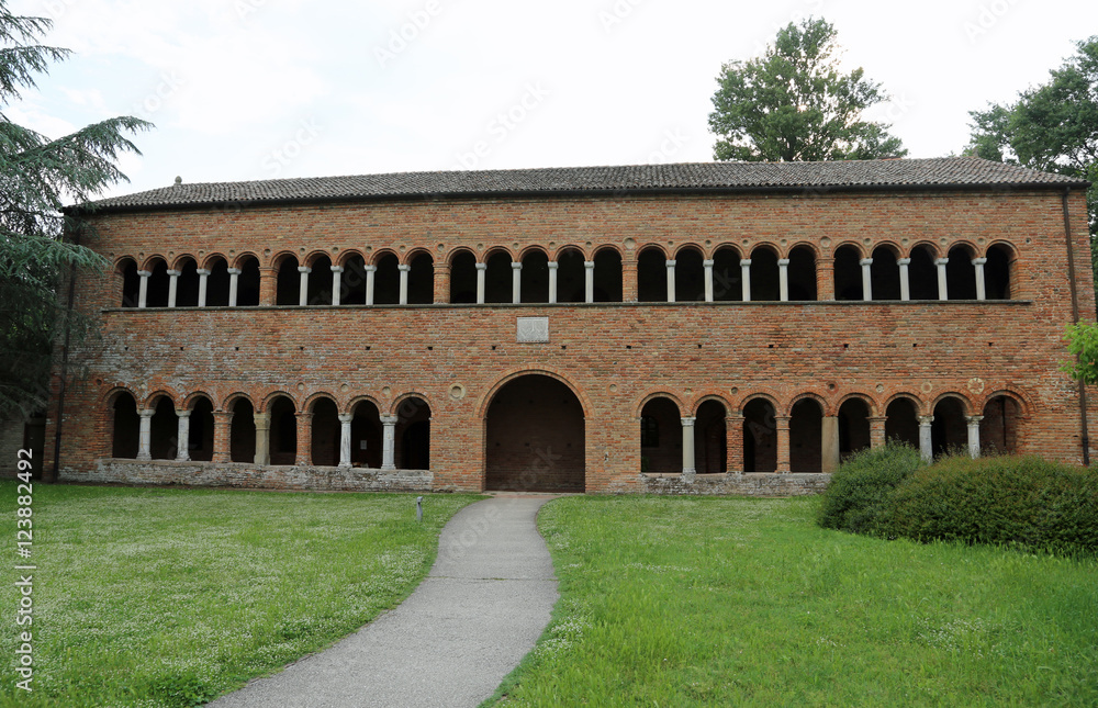 historic building called Palazzo della Ragione in the Abbey of P