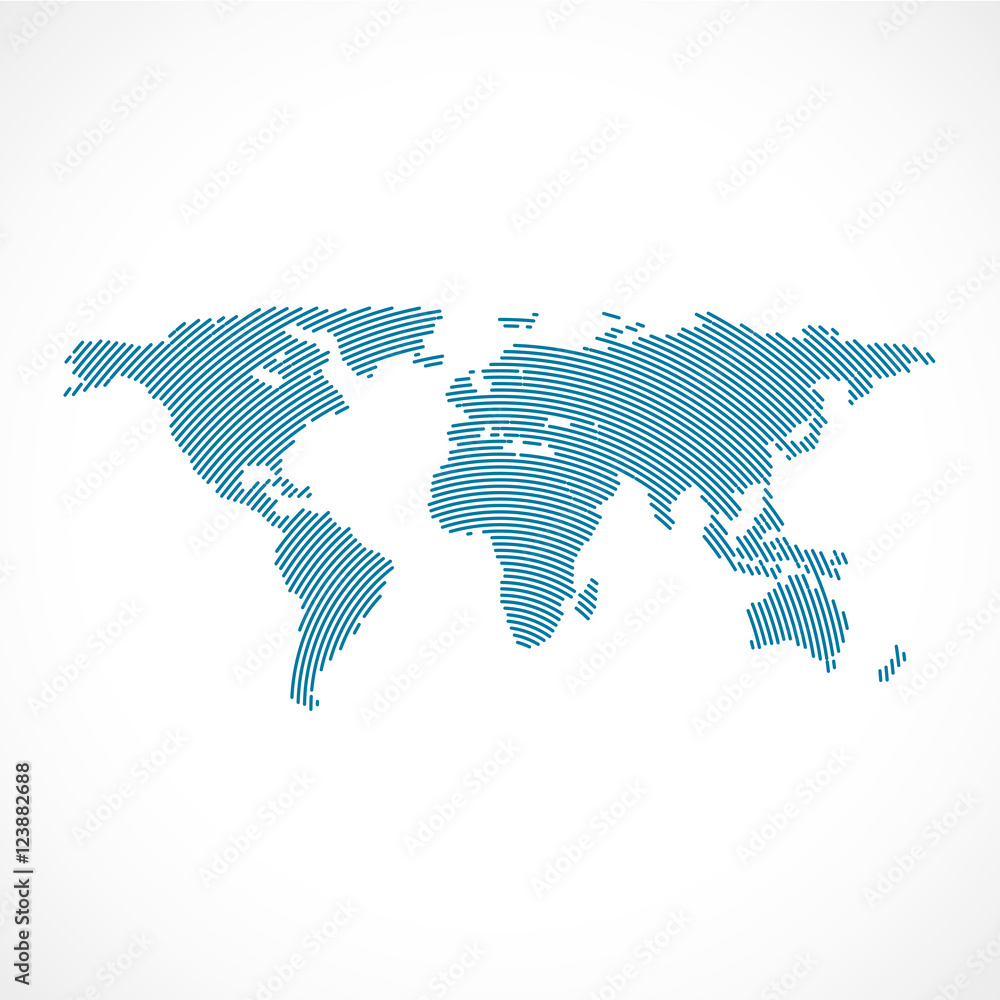 Obraz premium planisphère