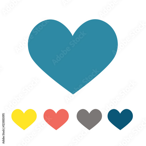Heart Icon Vector.
