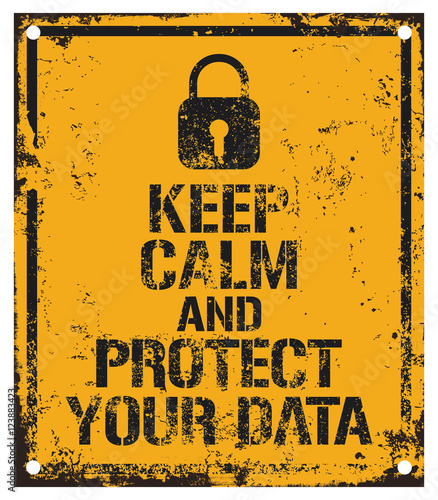 Protect Your Data road sign