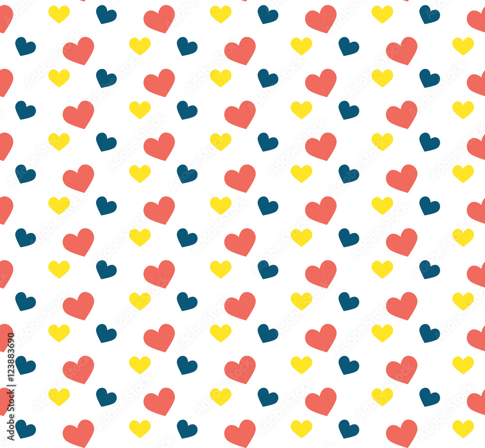 Seamless pattern with hearts.Vector illustration Seamless pattern with hearts.Vector illustration