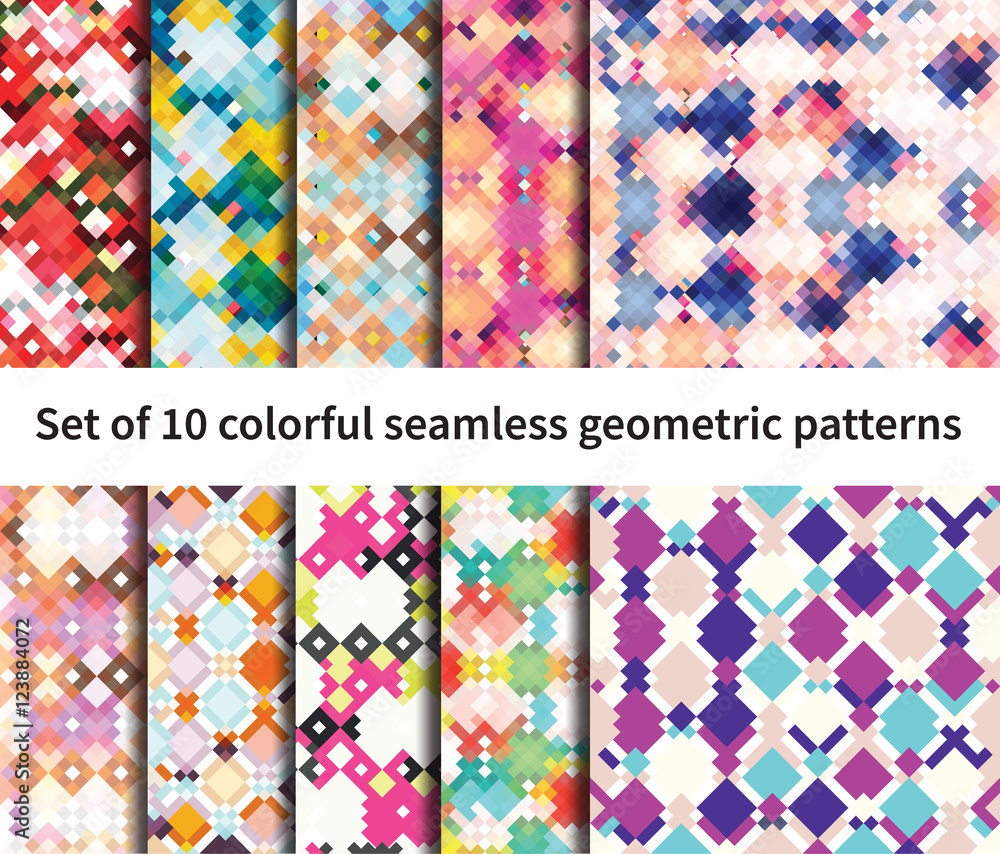 Set of 10 fantasy patterns Set of 10 fantasy patterns
