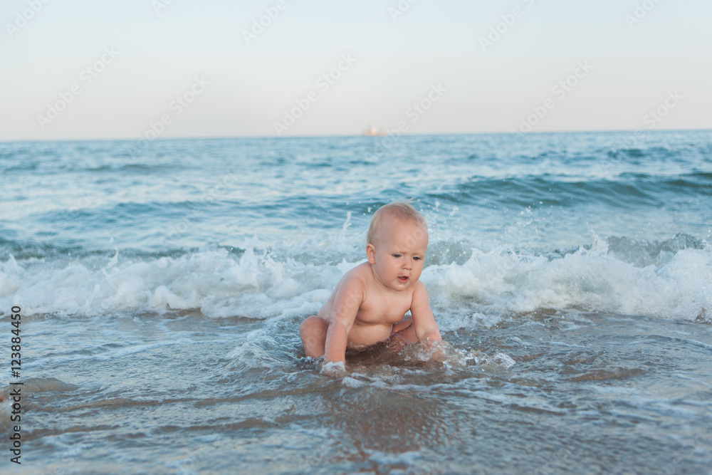 Child on the seashore