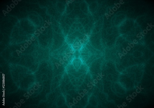 Abstract spiritual hypnotic cyan blue background