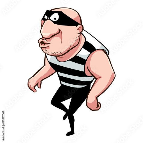 Thief are walking and looking for something to steal