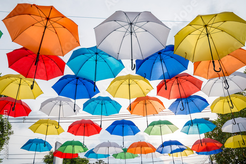 Colorful umbrellas © songdech17