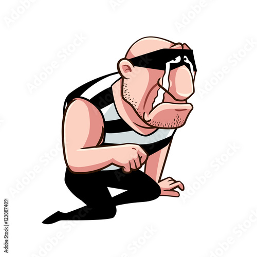 Thief crying
