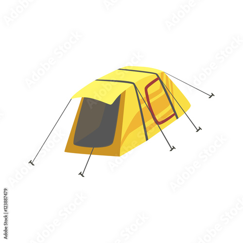 Small Yellow Bright Color Tarpaulin Tent