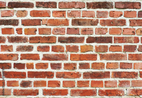 Old brick wall background or texture. 