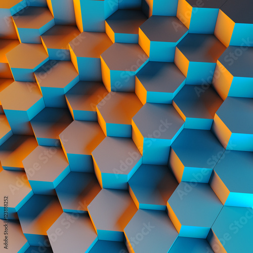 3d geometryczne tło
