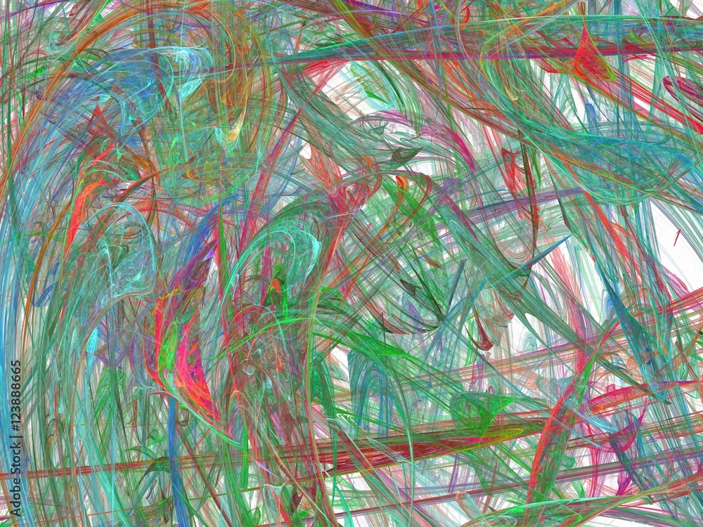 Multicolored chaotic brushstrokes Multicolored chaotic brushstrokes