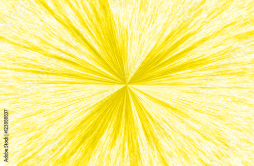 Abstract background. Yellow rays intersect at point. Modern design.