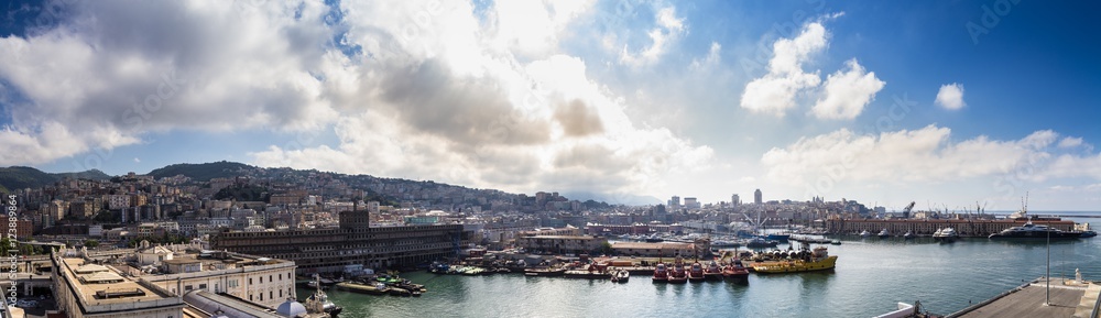 Genoa Port Panorama