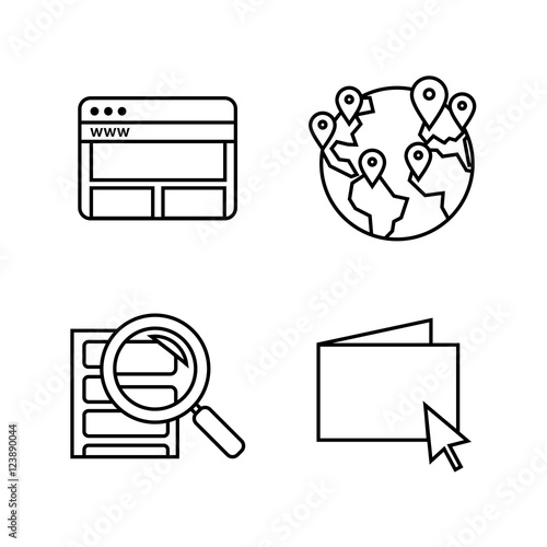 Icone minimal per sito web