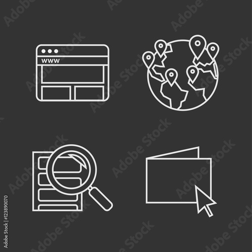 Icone minimal per sito web
