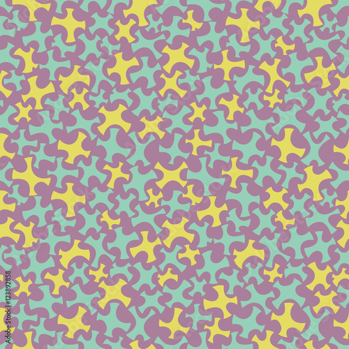 Seamless pattern abstract shapes. 抽象的な形のパターン