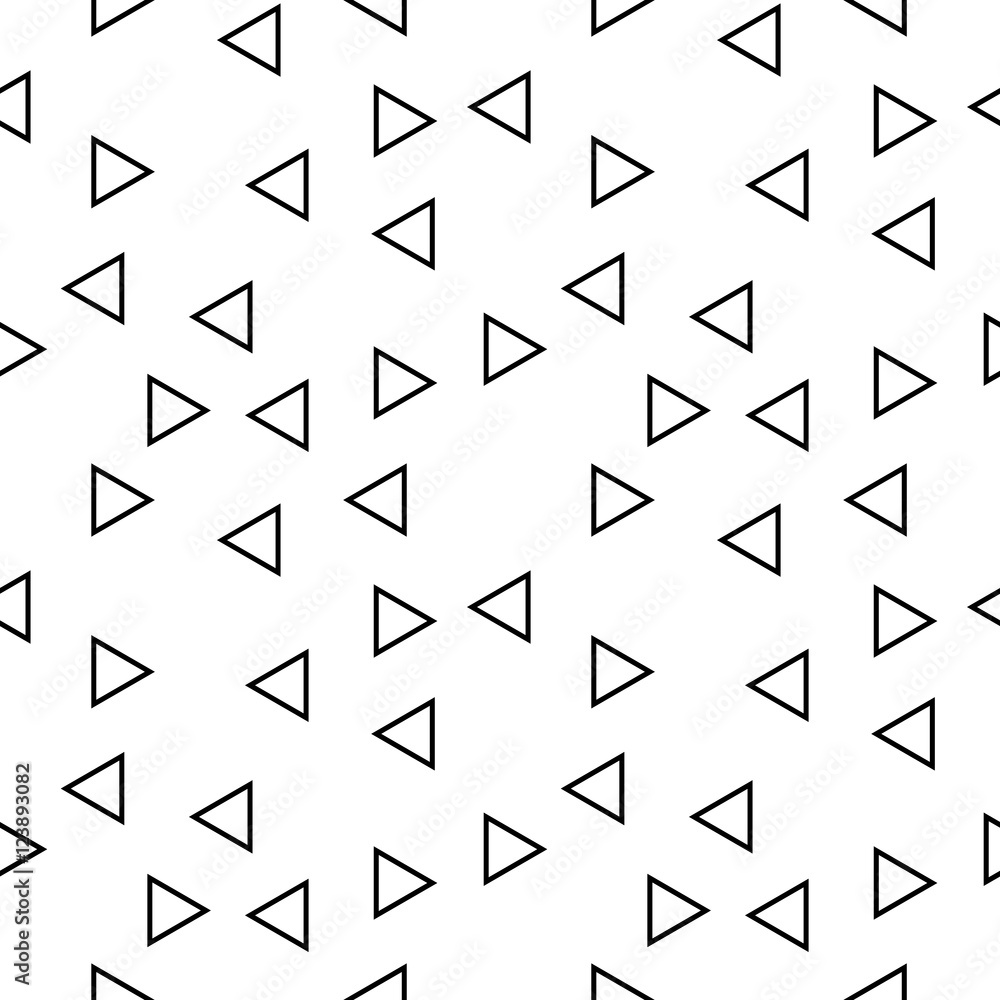 Abstract geometric black and white hipster fashion random triangle pattern Abstract geometric black and white hipster fashion random triangle pattern