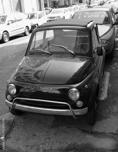 Tiny retro Italian automobile