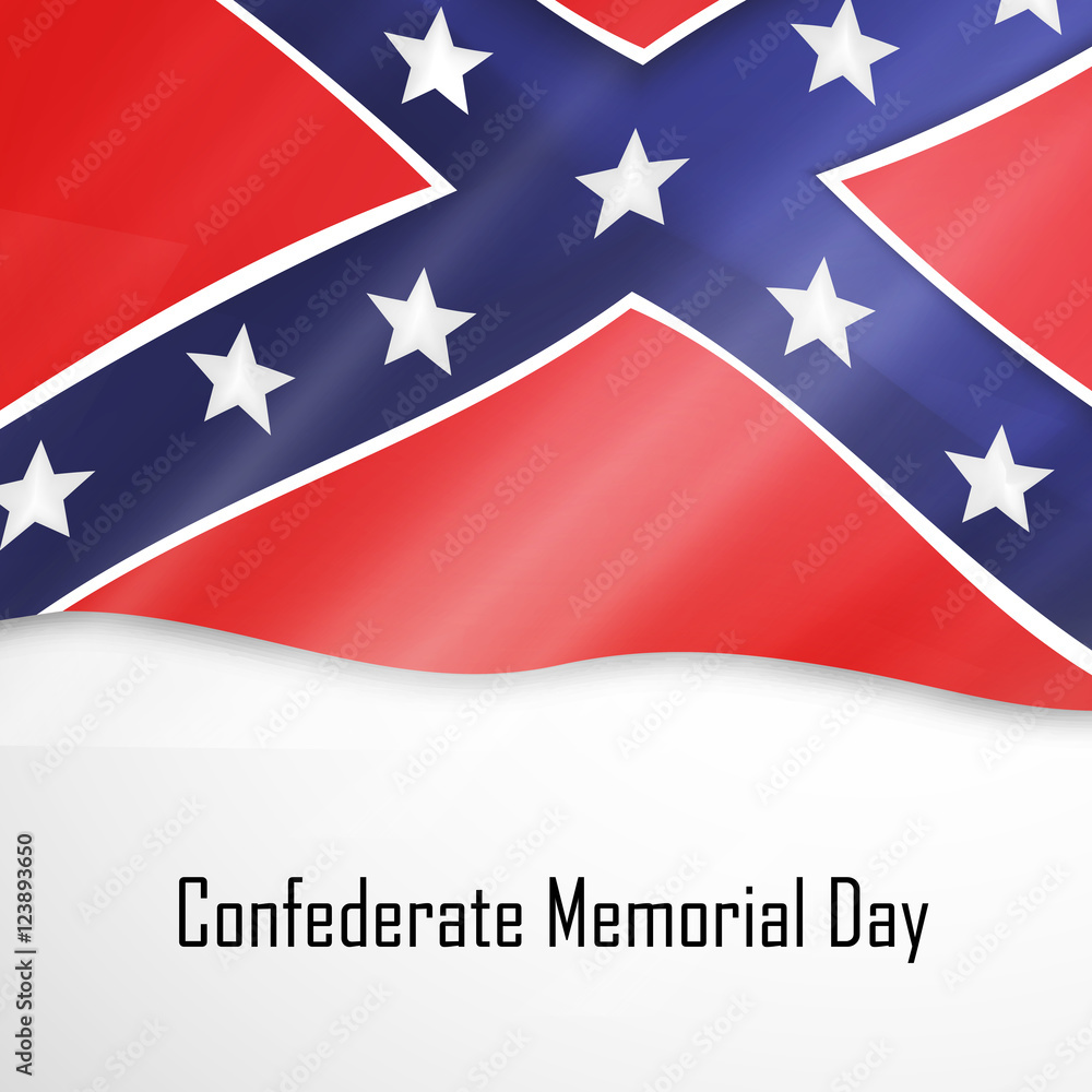 Confederate Memorial Day background