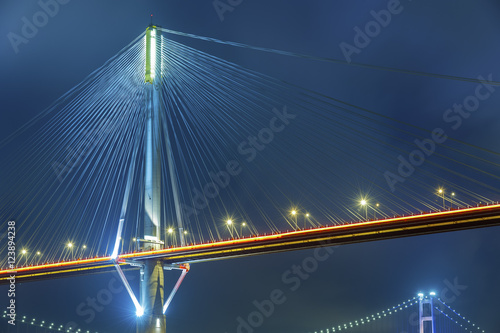 Suspension Bridge in Hong Kong