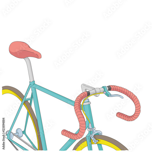 Hipster bicycle detail