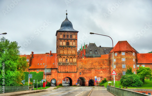 Burgtor, the northern gate of Lubeck, Germany photo