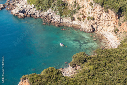 aerial view of the Greece coast line © mariusz szczygieł