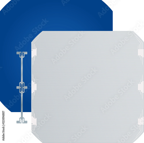High efficiency monocrystalline solar cell.