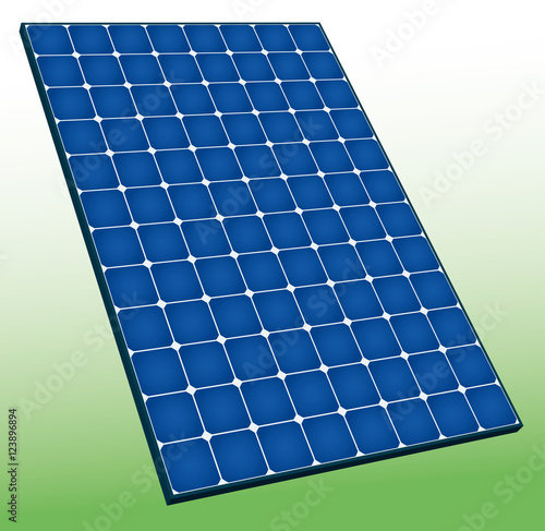 High efficiency solar panel.